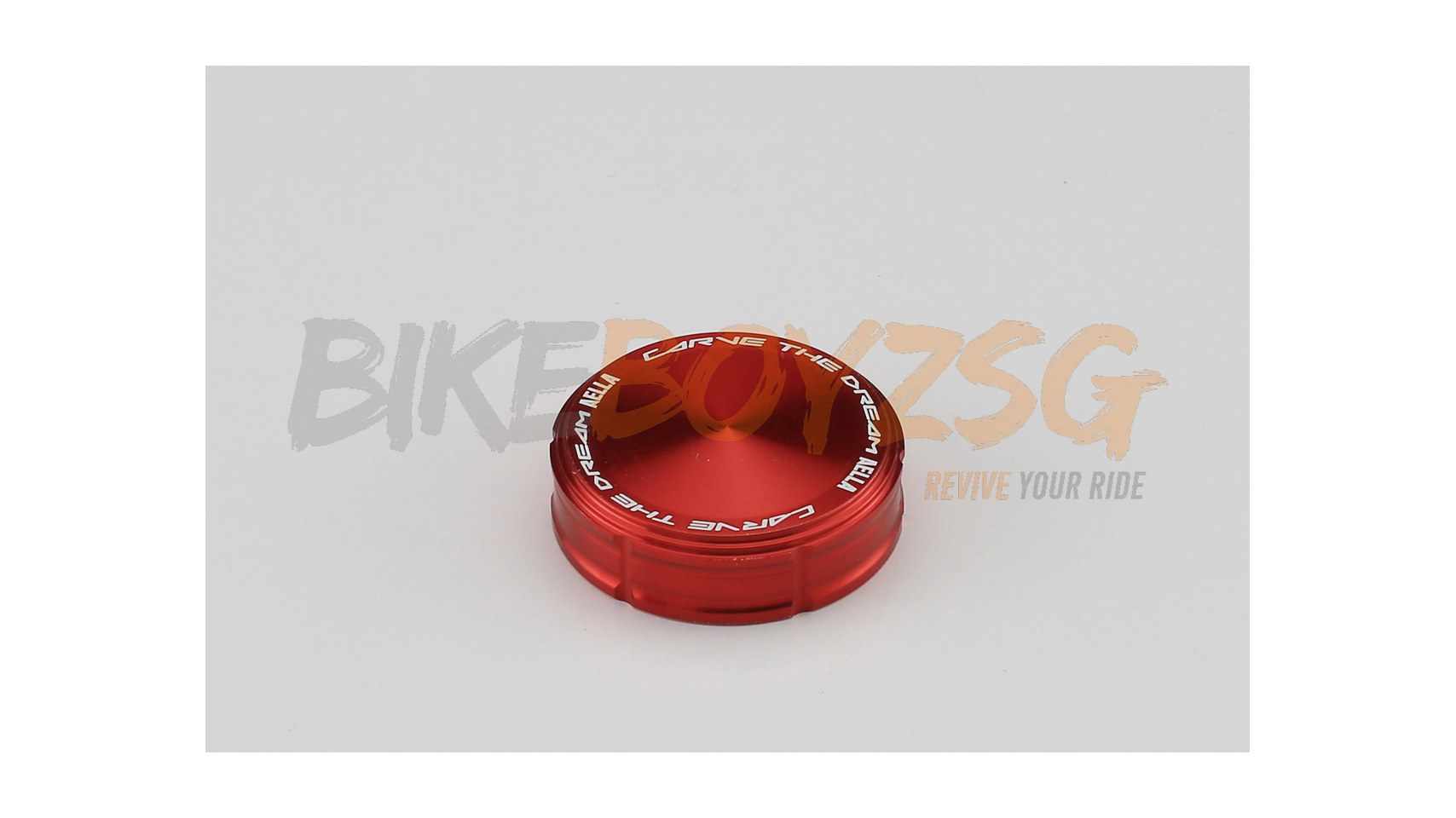 Rear Brake/ Clutch Reservoir Cap for BREMBO S15 OEM Type - Red