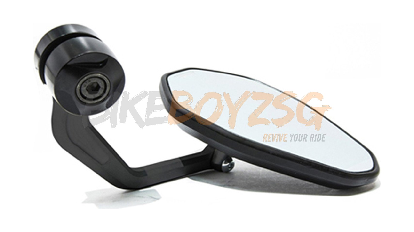 Street Handlebar end mirror UNI - Silver