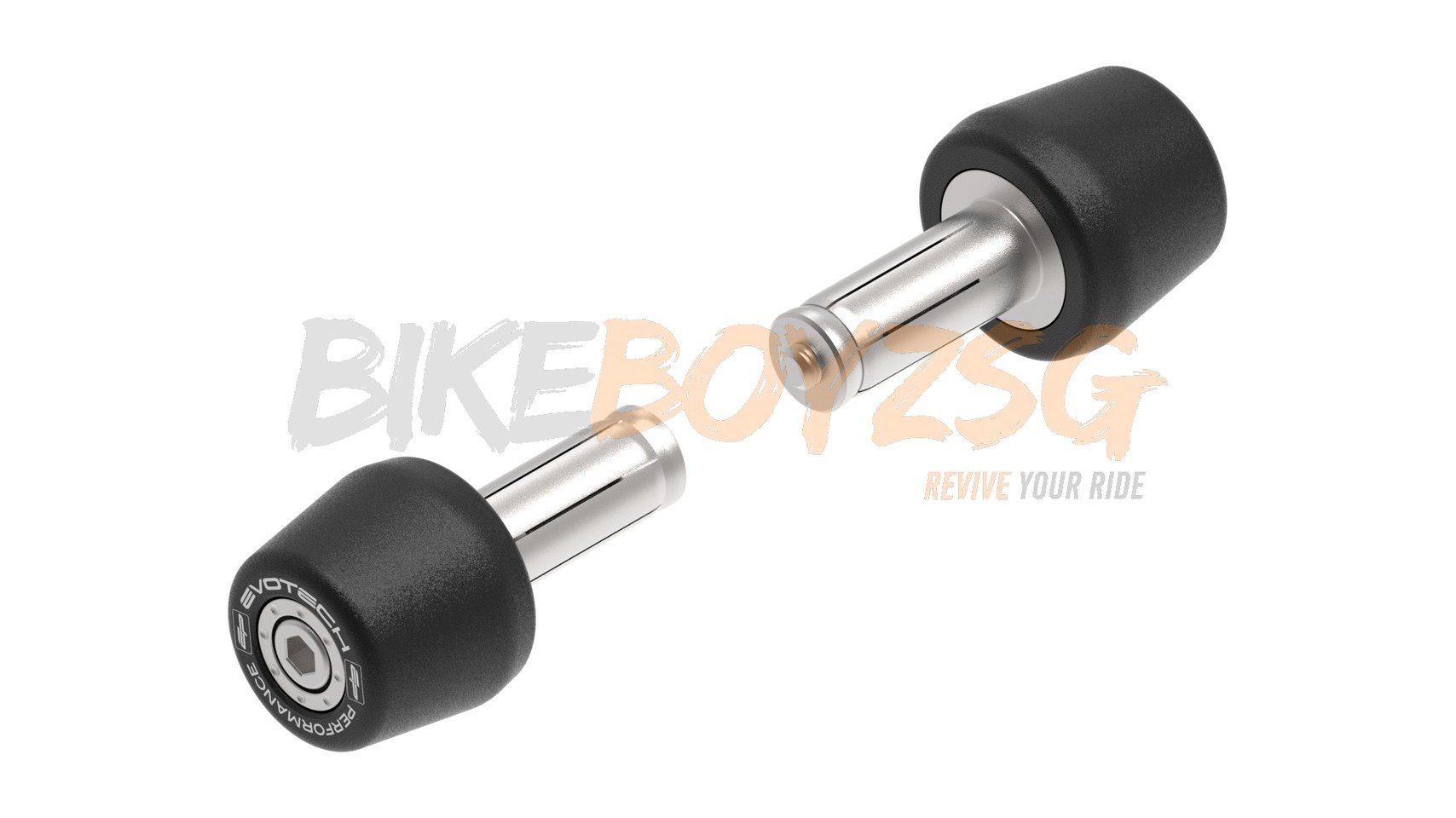 EP KTM 1290 Superduke R Bar End Weights - Black