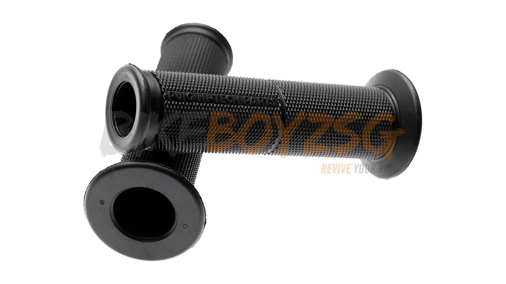 HI-TECH GRIPS OPENED END BY PAIR SOFT - BLACK