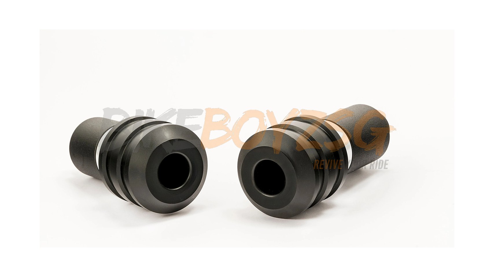 VINTAGE FRAME SLIDERS FOR TRIUMPH - BLACK
