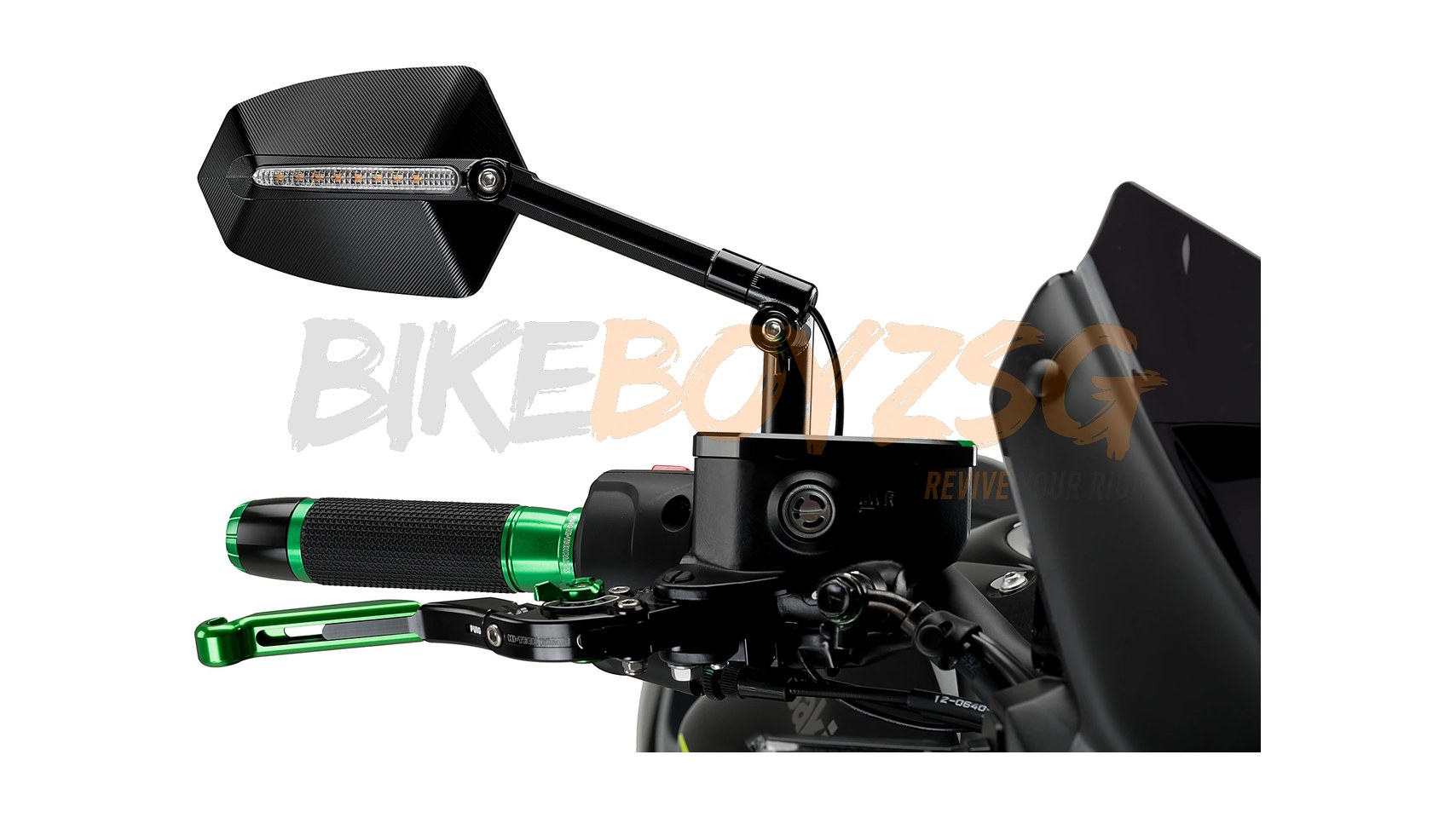 REARVIEW MIRROR GTI RIGHT HOMOLOGATED - BLACK/BLACK