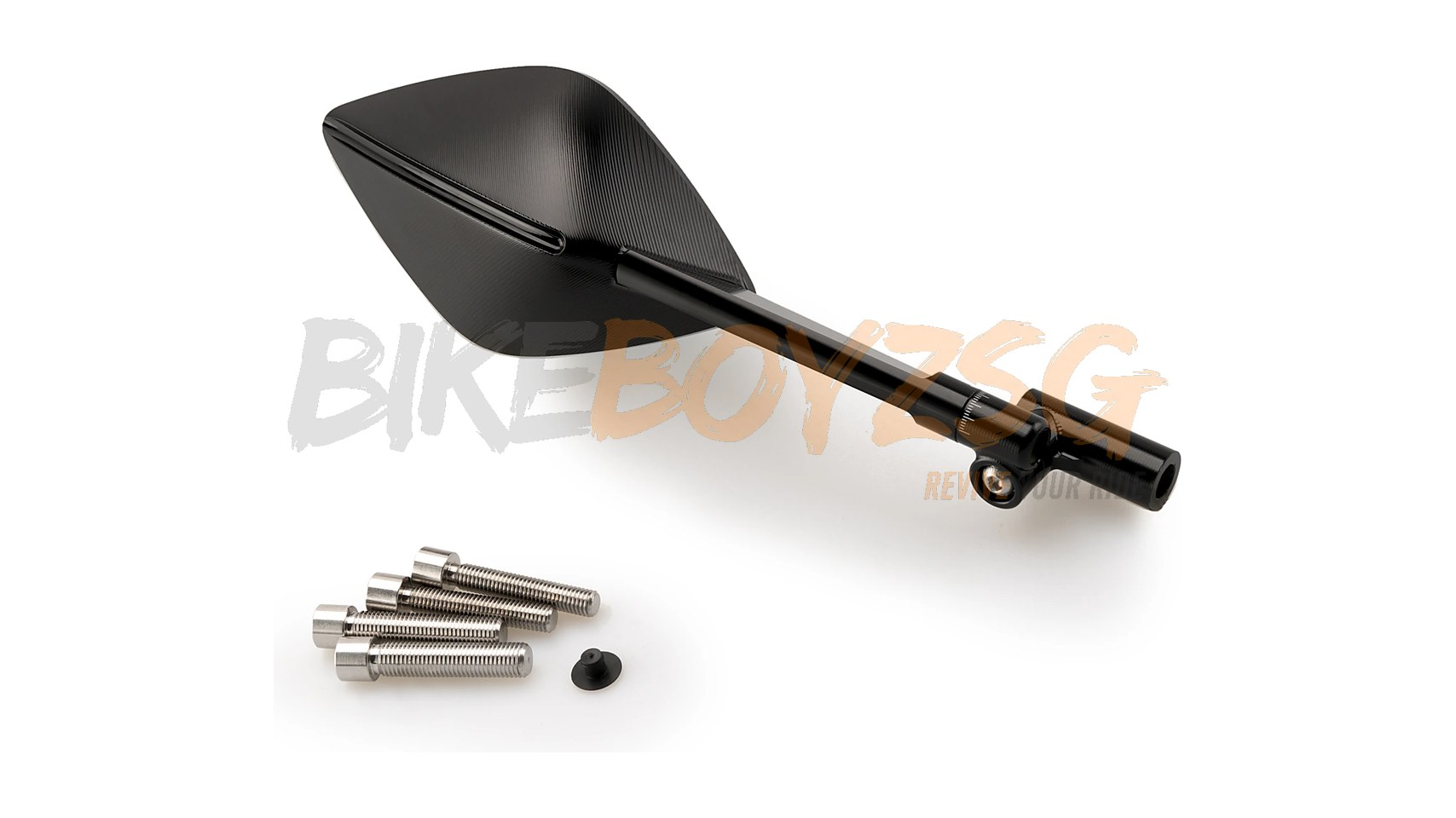 REARVIEW MIRROR TOP TECH I HOMOLOGATED LEFT - BLACK/BLACK