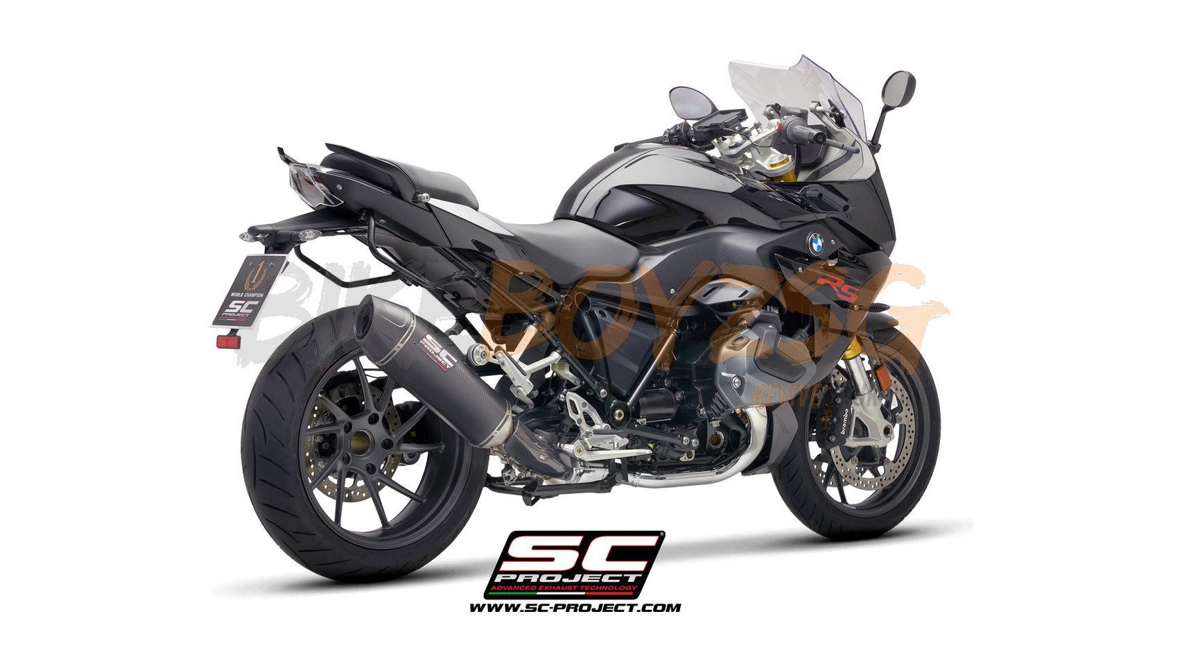 BMW R1250R/ RS (2021 - 2024) - X-PLORER II CARBON MUFFLER