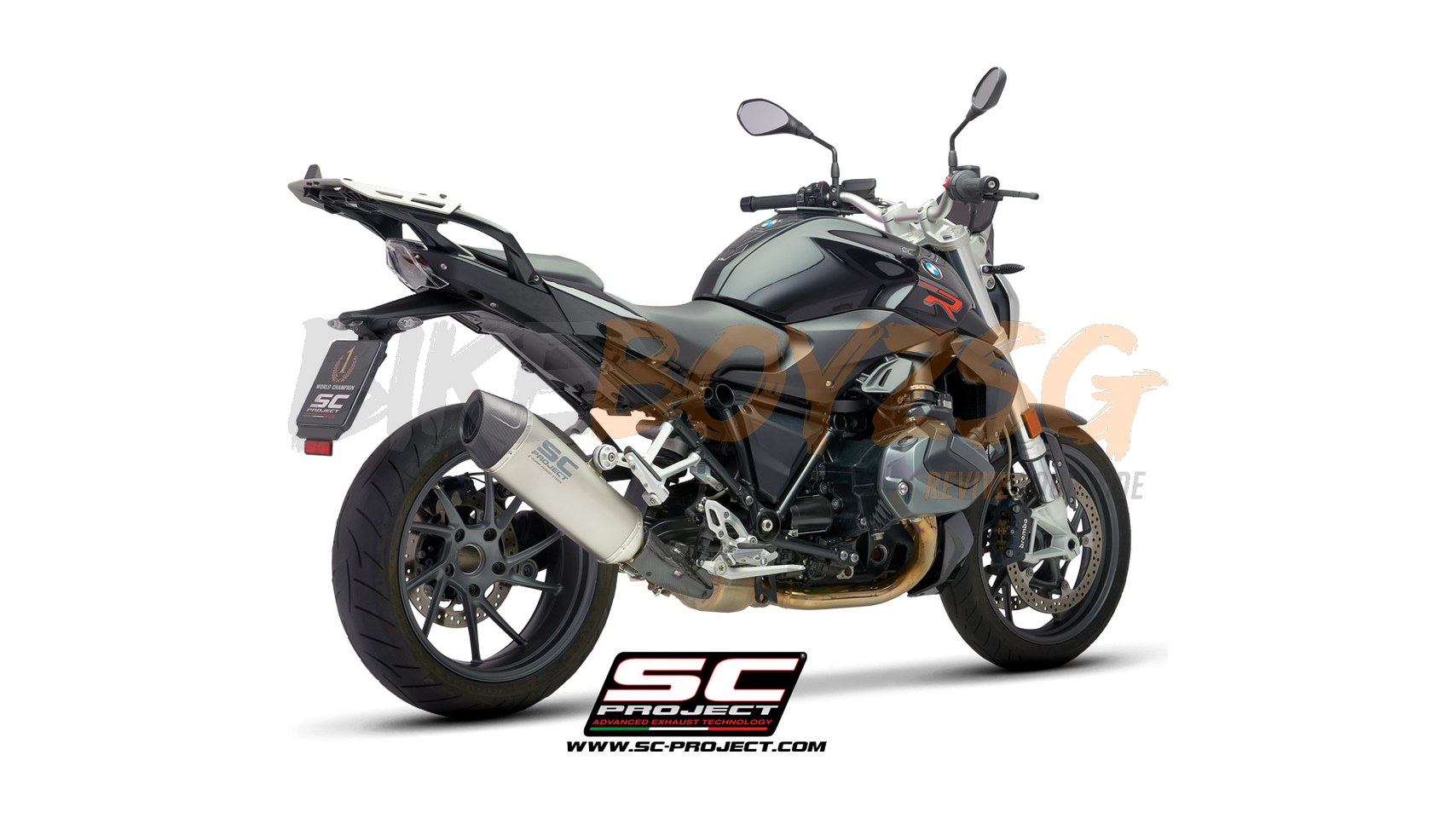 BMW R1250R/ RS (2021 - 2024) - X-PLORER II TITANIUM MUFFLER