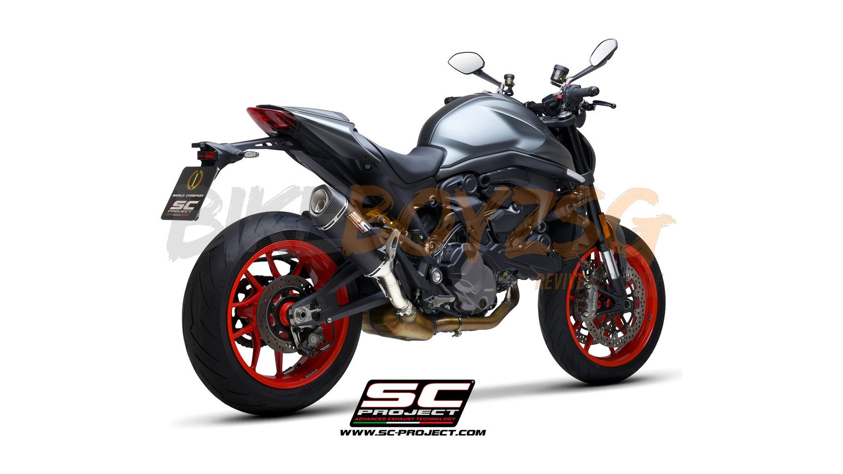 DUCATI MONSTER 950/ PLUS 2021-2025 SC1-S CARBON MUFFLER
