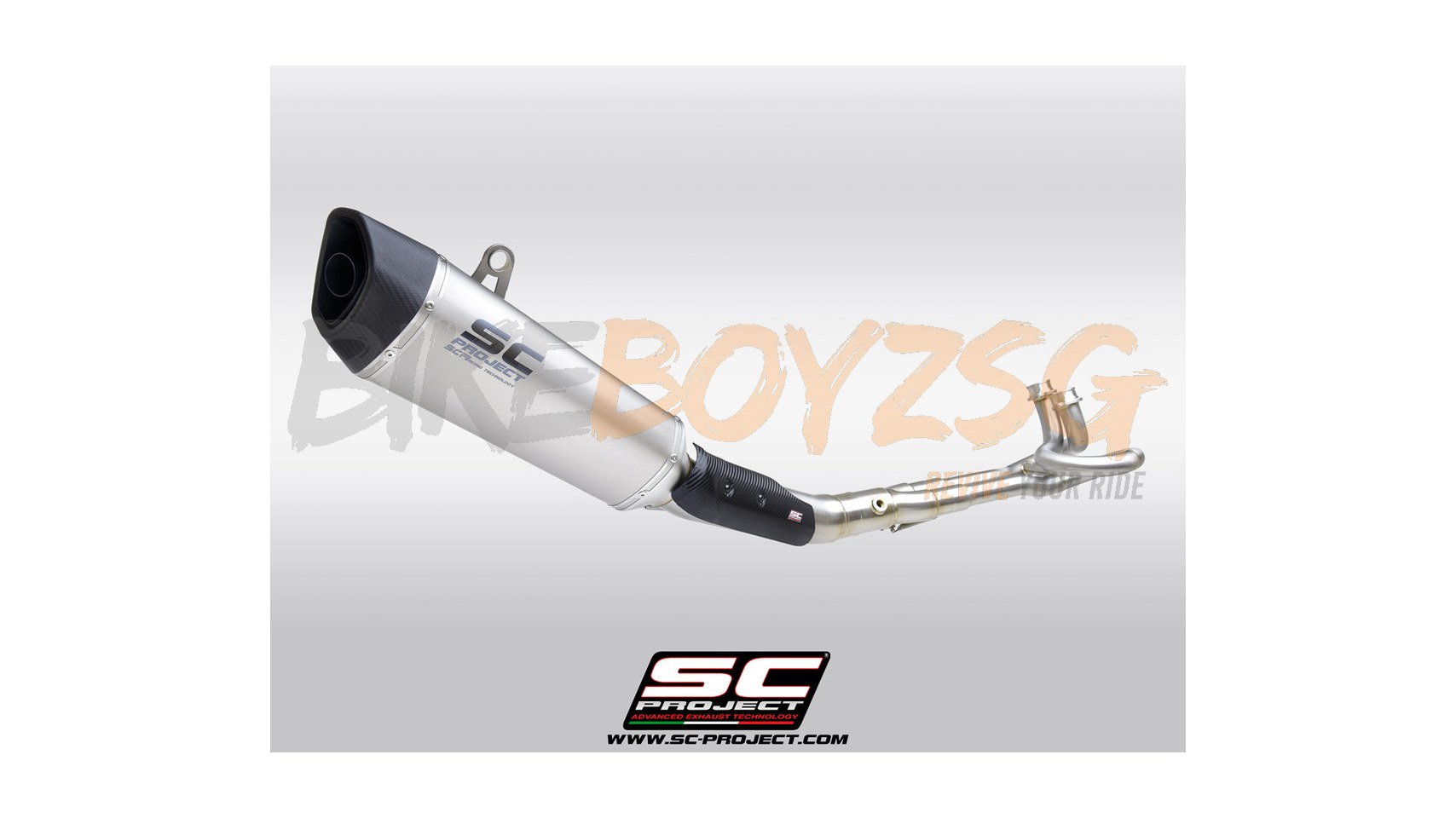 YAMAHA TMAX 530 (2017 - 2019) - SX/ DX/ SX FULLSYSTEM 2-1 SS, SC1-R TITANIUM MUFFLER
