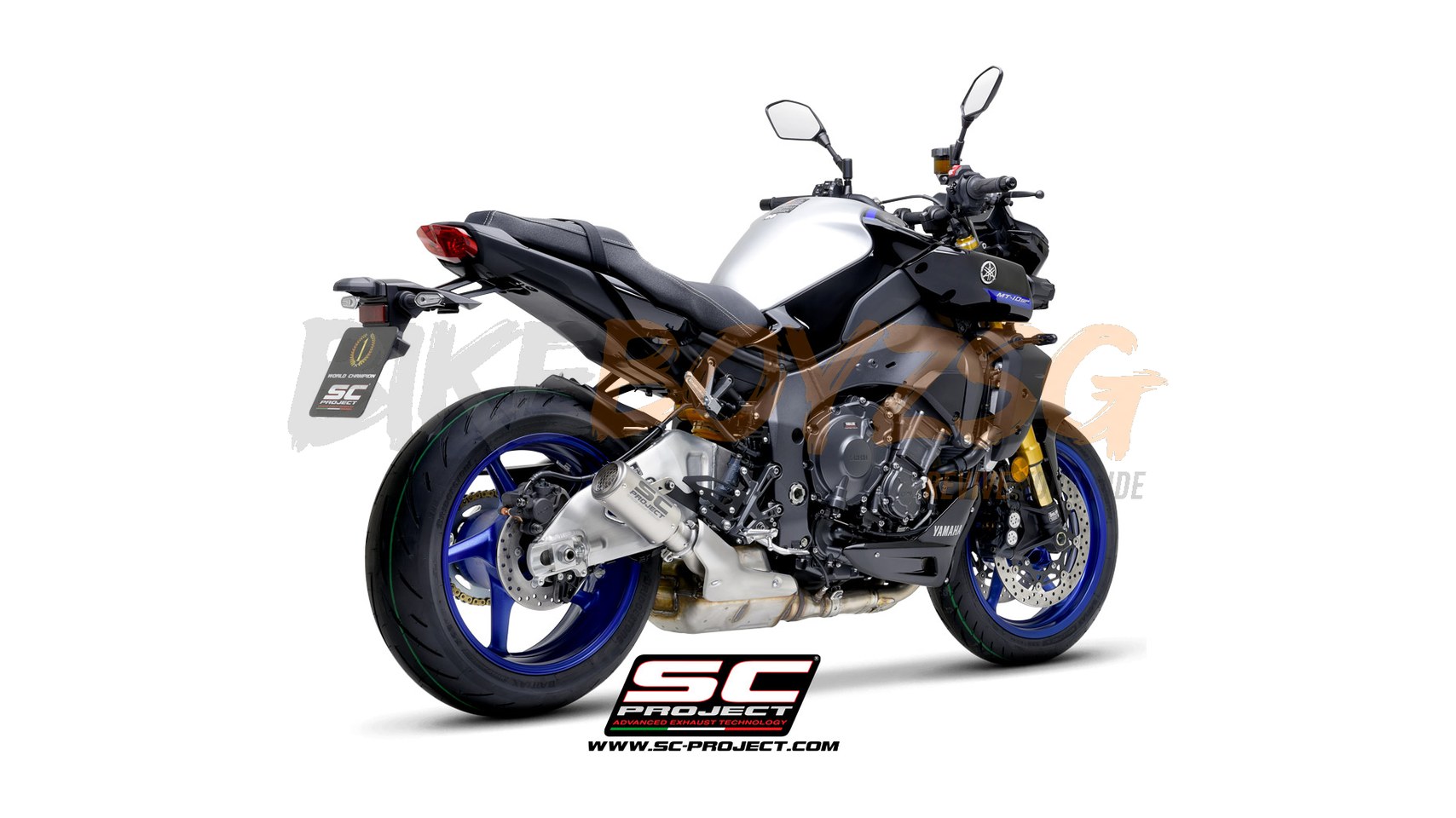 YAMAHA MT-10 (2022 - 2024) EURO 5 CR-T TITANIUM MUFFLER. WITH MESH ON EXIT