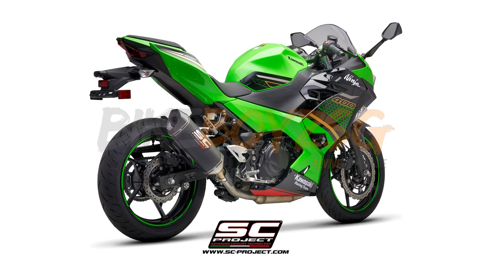 KAWASAKI NINJA 400/ Z400 (2018 - 2022) - SC1-M CARBON MUFFLER