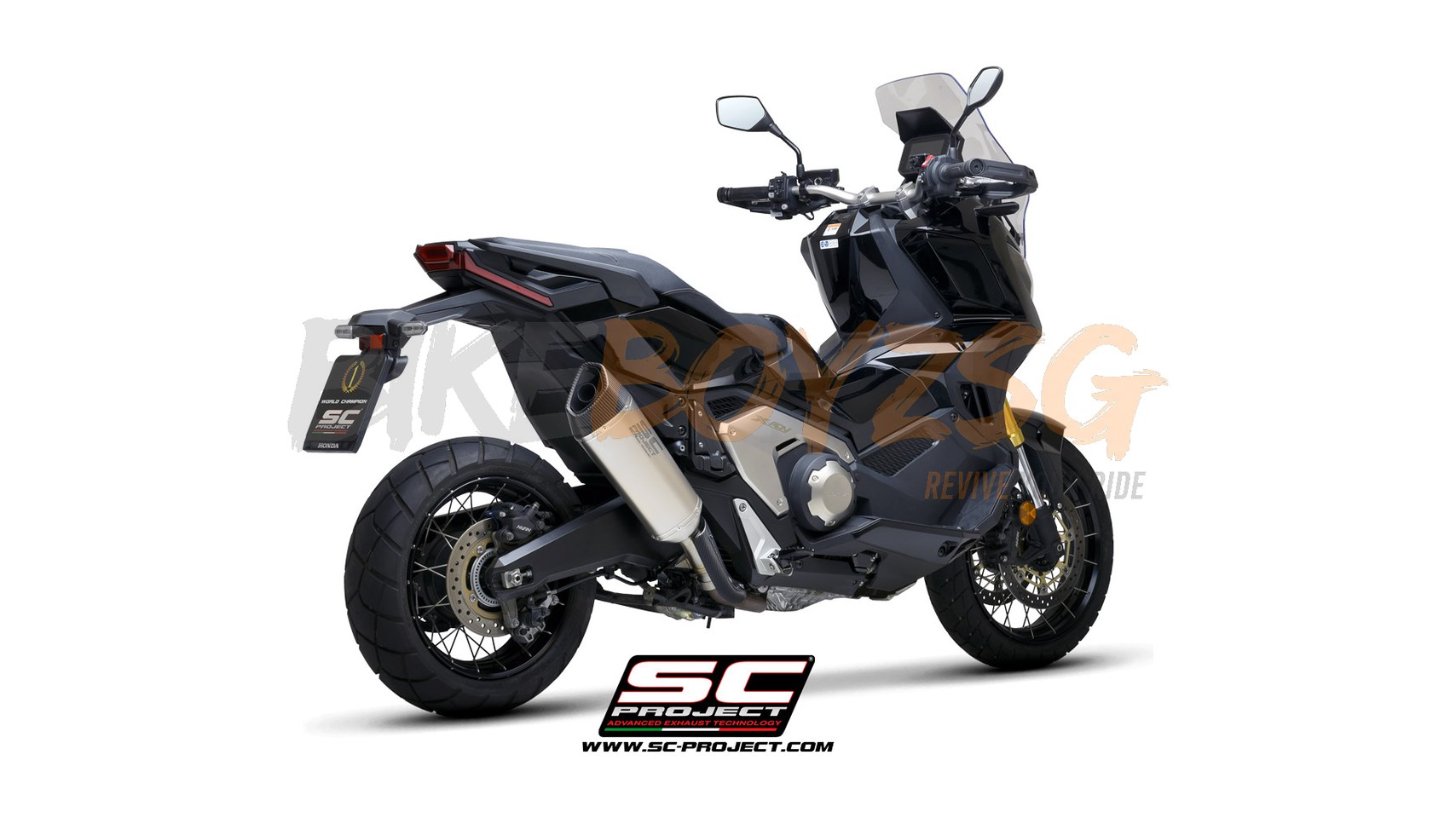 HONDA X-ADV 750 ( 2021 - 2024 ) SC1-R TITANIUM MUFFLER