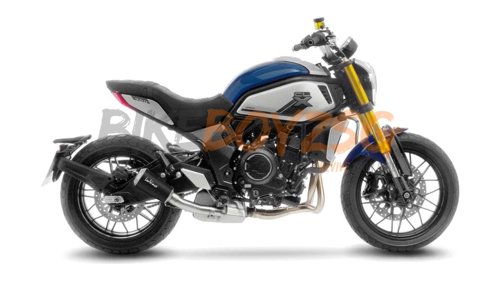 LeoVince LV-10 Black Edition Exhaust System – CF Moto 700 CL-X Heritage / Sport (2021-2023) [15256B]