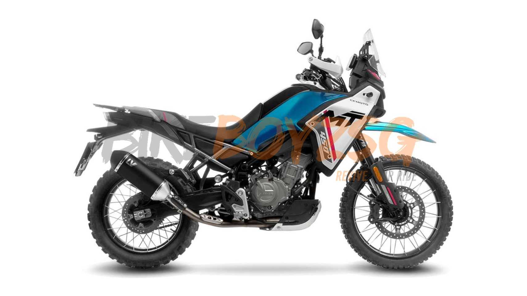 LeoVince LV-14 Black Edition Exhaust System – CF Moto 450 MT (2025-2026) [15612B]