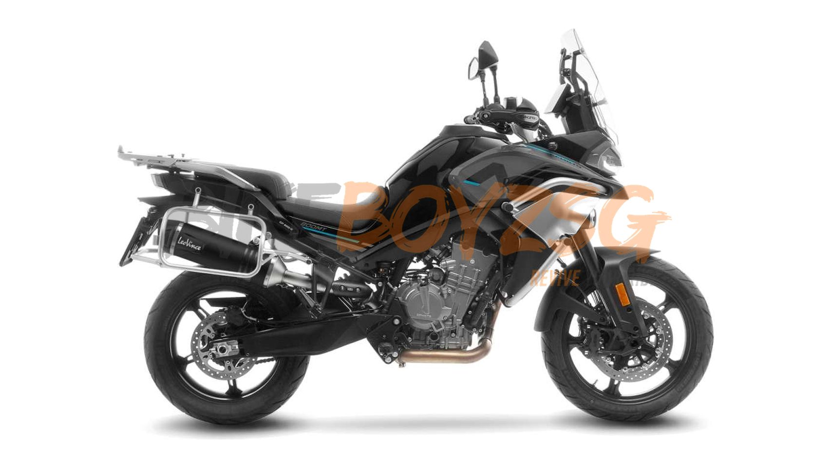 LeoVince LV ONE EVO Black Edition Exhaust System – CF Moto 800 MT Sport / Touring / Explore / Limited Edition / 800 MT-X [14414EB]